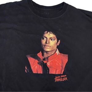 Rare Michael Jackson’s Thriller tee raw edge size Large